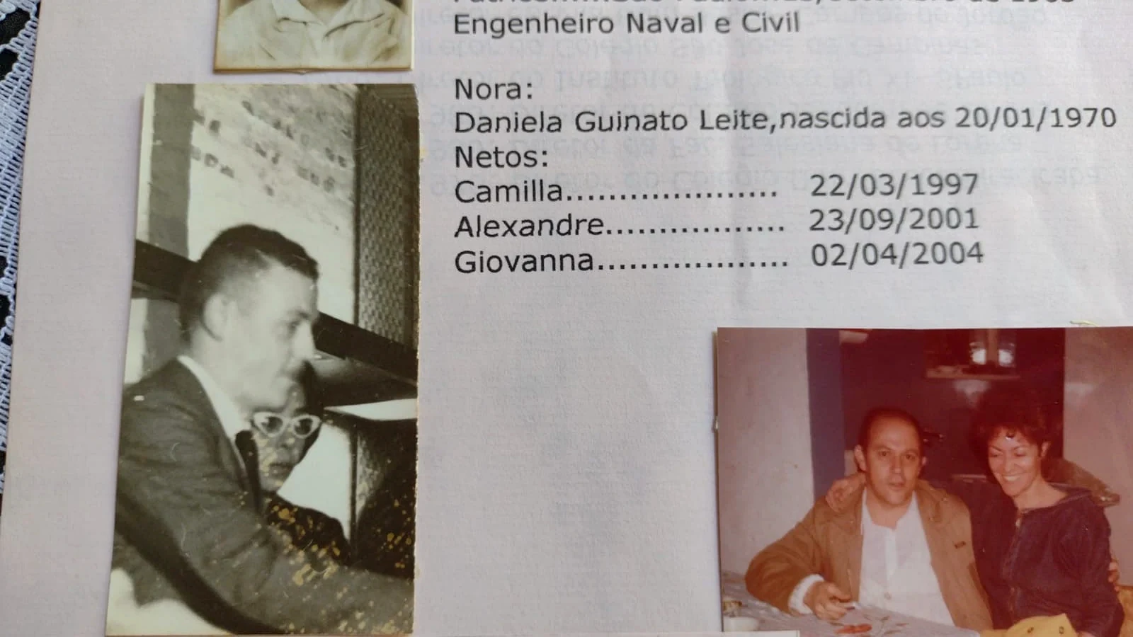 Documento do acervo de Pedro Moretti Guedes