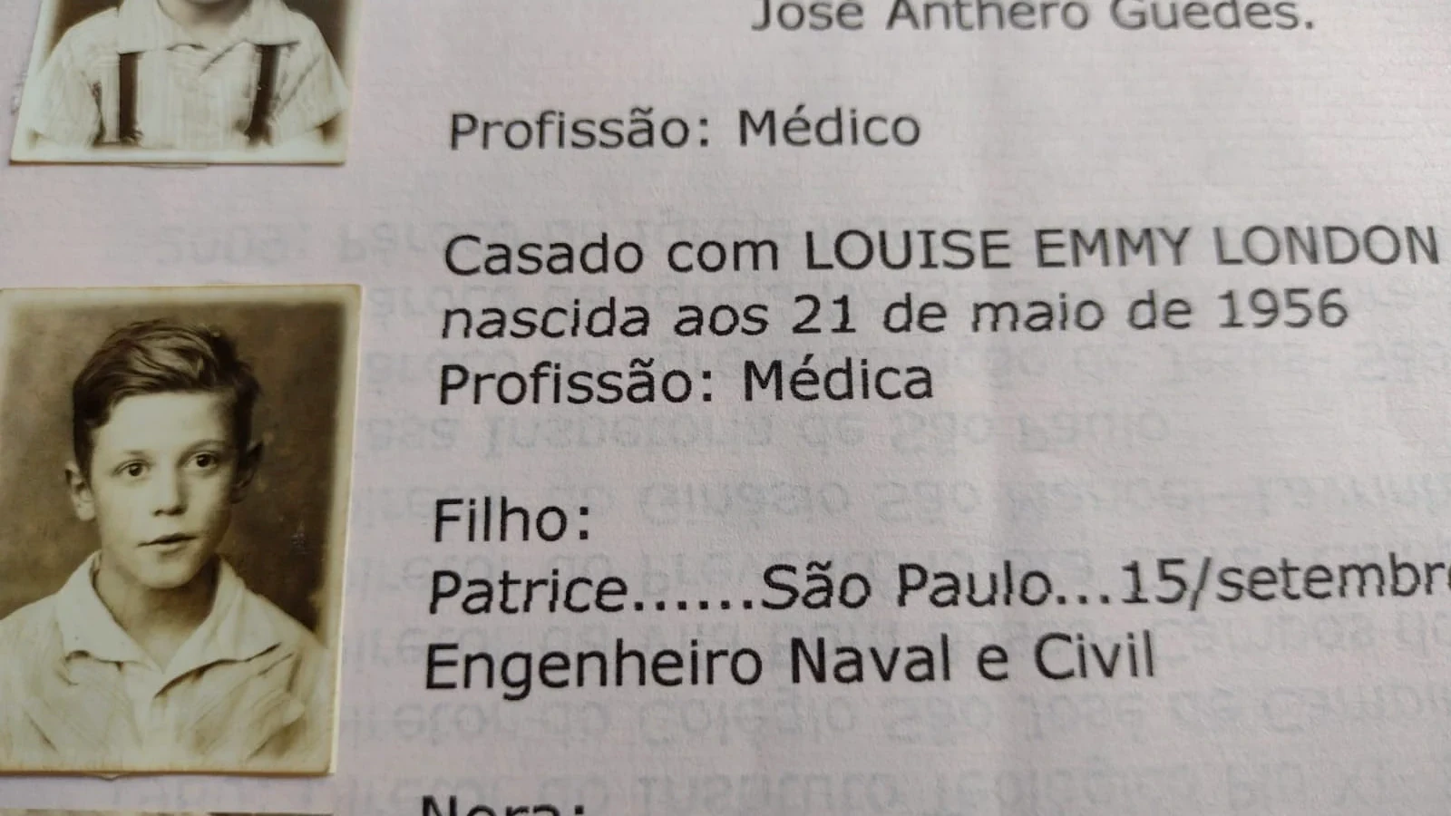 Documento do acervo de Pedro Moretti Guedes
